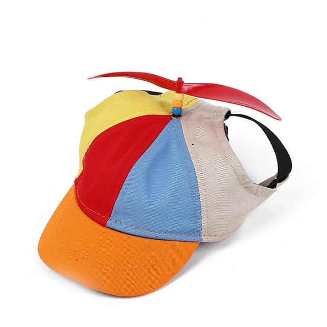 Xihbxyly Gorro Divertido para Perro, Elegante Gorra Deportiva para Exteriores, Diseño de Agujeros Ajustables para Las Orejas, Material de Algodón Duradero, Protección Solar y Contra El Viento, Acceso