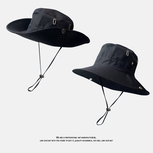 LinYooLi Big Hat Rear Sun Fisherman Hat Female Summer Anti -Ultraviolet Sunscreen Sun Hat Fast Dry Travel Mountaineering Cap