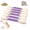 Cotton Swabs Cat Toys Purple, variant on Swabs Cat Toys With Catnip - 6 Pk | Durable For Chew, Cute Cat Toys Interactive Kitty For Boredom, Exercise, & Play | Filled W/Organic Catnip For Anxiety & As Digestive Aid | Gift Idea