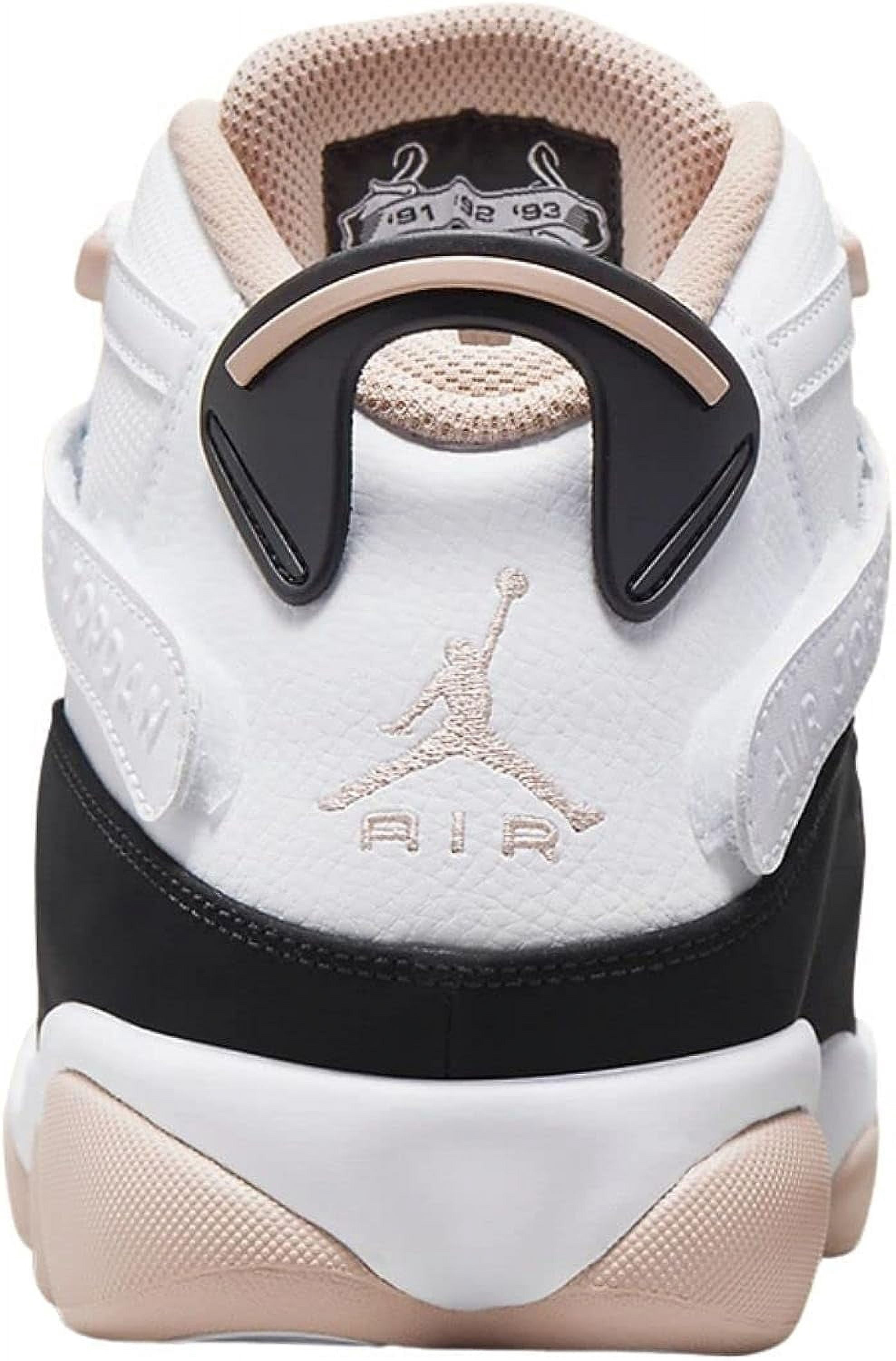 Jordan Mens Air Jordan 6 Rings Sneakers,White/Fossil Stone  display picture 1