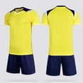 thumbnail image 5 of NAISIBABY Boys Outfit Sets, Quick-Dry T-Shirt and Shorts 2-Piece Basketball Football Kids Casual Sports Activewear Yellow Size 7-8, 5 of 5