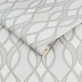 thumbnail image 3 of Ribbon Geo Grey and Gold Wallpaper, 3 of 4