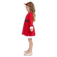 Holiday Baby and Toddler Girls' Santa Dress with Hat, 2Piece, Sizes