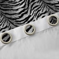 thumbnail image 4 of Homewish Teens Animal Zebra Print Curtains Pack of 2 (42x84 Each),Abstract Gradient Curtains Blackout,Vintage Geometric Stripes Bedroom Curtains,Super Cozy Room Decor, 4 of 6