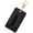 Black, variant on NUOKO Double Hole Leather Pen Holder, Lanyard Holder Attachment Supplies Black White Pink Pen Holder with Anti-Lost Leather Badge Not Easy to Damage & Long Service Life