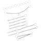 thumbnail image 3 of Accesorio para trenzas de pelo, anillos para trenzas de pelo Accesorio para el pelo estilo punk Anillos para trenzas de pelo Diseño de vanguardia, 3 of 14