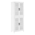 thumbnail image 1 of Crosley Furniture Milo Garde-Manger de Rangement Empilable Moderne en Bois, Blanc (Ensemble de 2), 1 of 16
