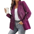 thumbnail image 3 of Chaqueta de otoño para mujer, cárdigan de manga larga, holgado, de Color sólido, con doble botonadura, cálido, Formal, de pana, de negocios, de invierno, para el trabajo, 3 of 5