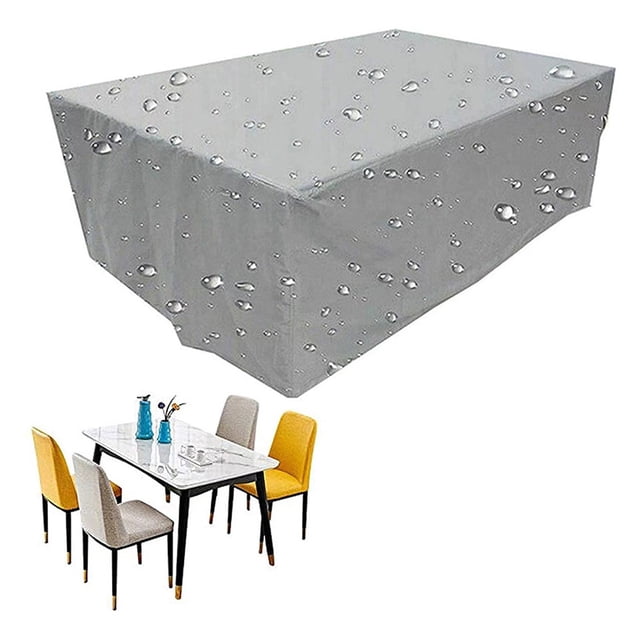 Fundas para muebles de exterior, juego de mesa y silla de comedor para exterior, impermeables, fundas para muebles de exterior, fundas para muebles de uso general