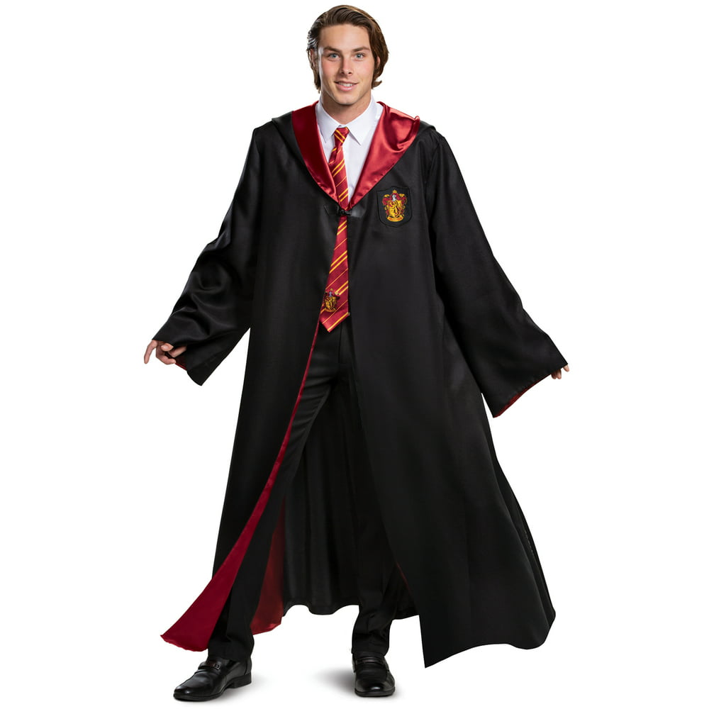 Prestige Gryffindor Robe Harry Potter Adult Costume - Walmart.com ...