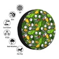 thumbnail image 4 of Haiem Spare Tire Cover , Wheel Cover with golf Sport club printed, Camper Spare Tire Cover Fit for Jeep Wrangler Rv SUV Truck Travel Trailer-15 inch, 4 of 6