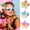 3PCS, variant on 6 Pack Flower Hair Claw Clips for Women, Hawaiian Plumeria Hair Clips, Cute Tropical Beach Hair Accessories