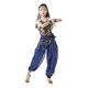 thumbnail image 2 of Conjuntos de top de lentejuelas sin mangas para niños, pantalones largos con cintura elástica, traje de baile dividido de talla mediana para niños con cadena en la cintura, diadema y pulsera, conjunto, 2 of 7