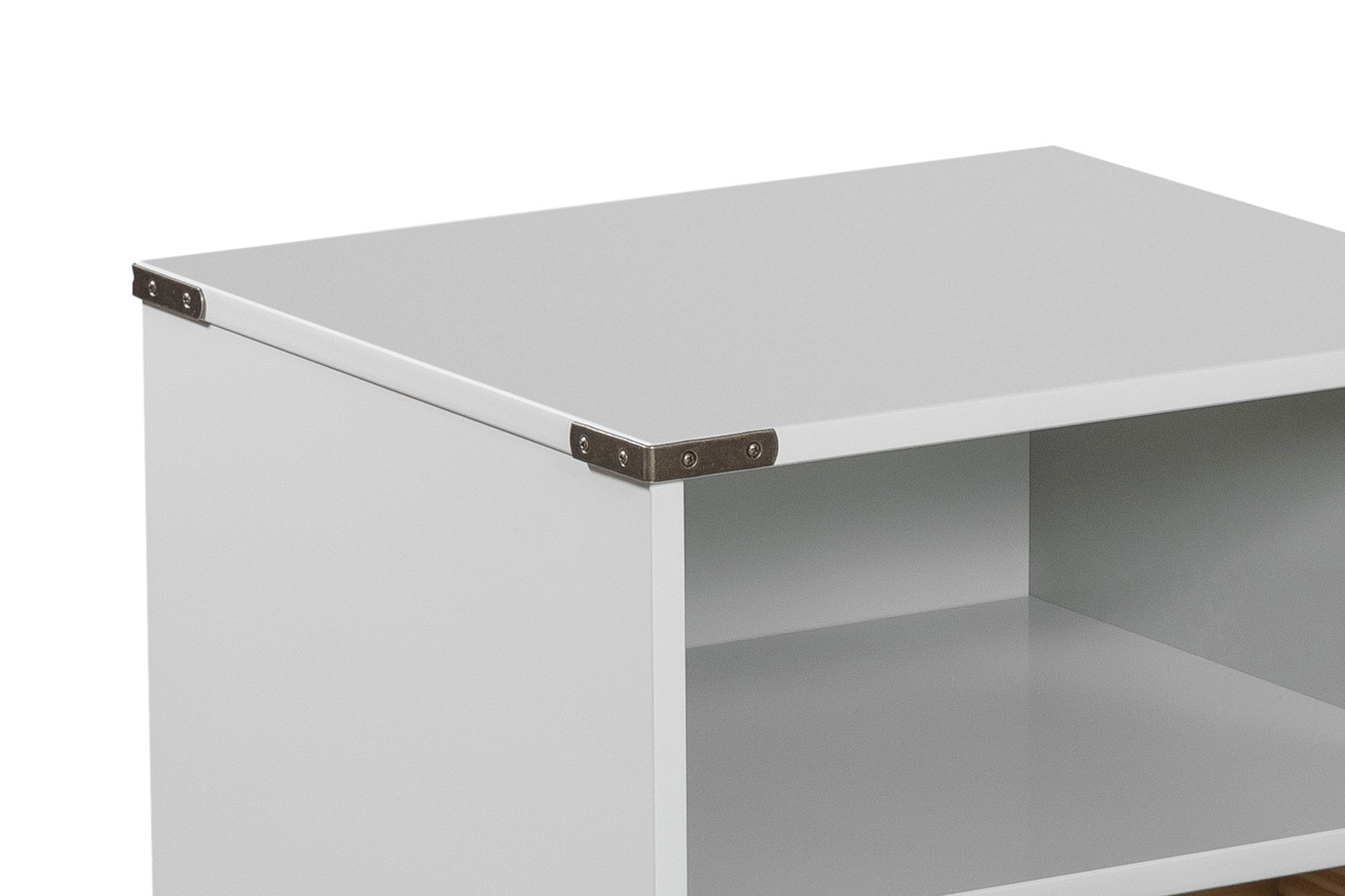 From The Tree Mid-Century Modern Nightstand – Minimalist Bedside Table with Drawer and Open Shelf, Compact and Stylish Design for Adults