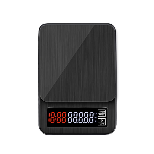 Amdohai Food Scale Coffee Scale 22lb Digital Kitchen Scale Weight Grams and Oz for Cooking Baking with Timer LED Display Tare Function Portable Electronic Scales