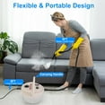 thumbnail image 6 of Olurrisa Handheld High Temperature Pressure Steam Cleaner - 2500W, 3 Bar Pressurized Steam, 6 Steam Settings, 1400ML Tank (1H Use), Leakage Protection + Brushes/Glass Scraper for Home & Car Cleaning, 6 of 9