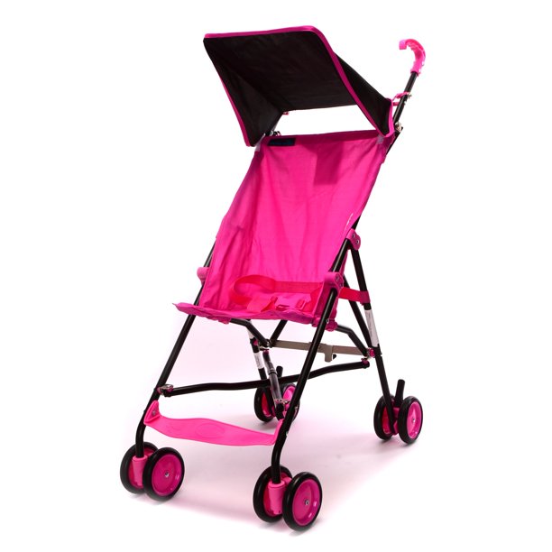 Buy Wonder Buggy Parker One Position Umbrella Stroller With Canopy Pink Walmart Com Walmart Com