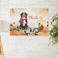 thumbnail image 2 of Happy Thanksgiving Bernese Mountain Dog with Turkey Pumpkins Autumn Vibes Horizontal Matte Canvas Poster Berner Lover Gifts Wall Art Home Decor - 12018, 2 of 5