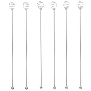 Coffee Stir Sticks, 6Pcs Stainless Steel Swizzle Sticks Reusable Beverage Stirrers