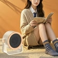 thumbnail image 1 of Yhmxh Home Essentials Home Appliances Smart Desktop Heater Household Energy-saving Shaking Head Portable Heater Constant Temperature Flame-retardant Electric Heater Desktop Heater, 1 of 9