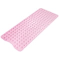 thumbnail image 1 of Alfombrilla de ducha AmazerBath, antideslizante, 101,6 x 40,64 cm, para bañera, color rosa transparente, 1 of 8