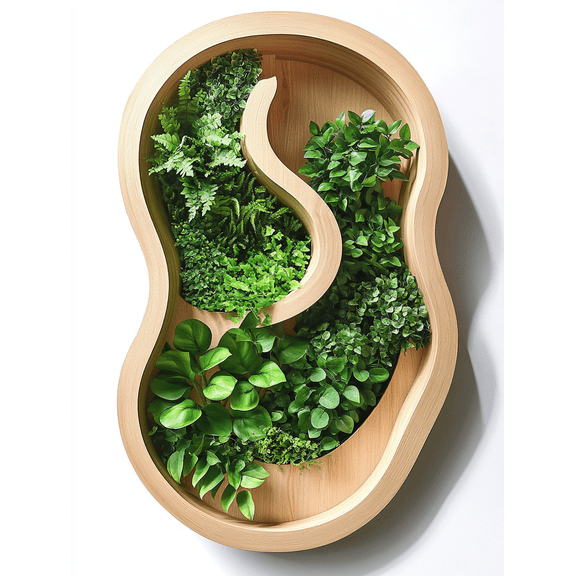 Green Plant Wall Decor Painting/Canvas Art, Suitable for Living Room Studio.