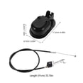 thumbnail image 2 of IFANLANDOR 2Ud Mango De Para Reclinable Compatible Con Múltiples Sofás Con Cable Duradero En Negro, 2 of 8
