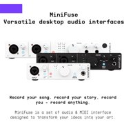 Arturia MiniFuse 2 Portable 2x Input USB-C MIDI Audio Interface, Black
