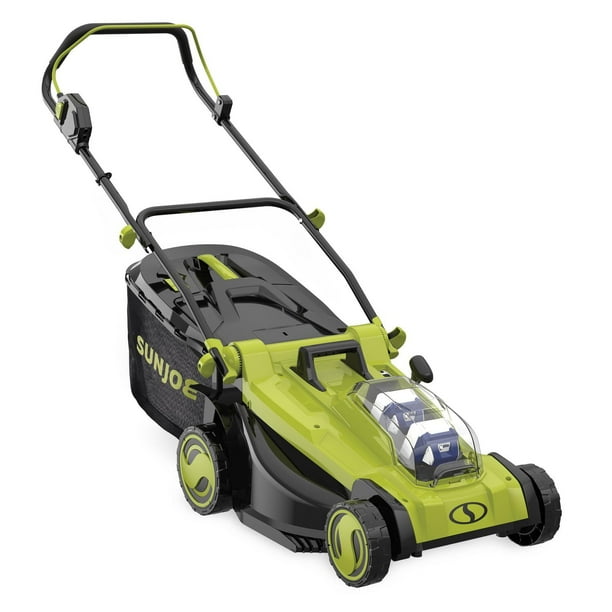 Sun Joe 24V-X2-17LM 48-Volt iON+ Cordless Lawn Mower Kit, 17-inch