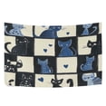 thumbnail image 6 of Yayeee Tapestry Wall Hanging for Bedroom 60" x 40" Living Room Home Wall Art Decor, Black and Blue Cat, 6 of 7