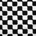 thumbnail image 6 of (3 pack) Mainstays Fleece Plush Throw Blanket, Black and White Check, Standard Throw, 6 of 9