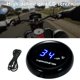 thumbnail image 5 of Termómetro Termómetro digital de motocicleta de 12V Medidor de temperatura de agua redondo ultrafino Abody Termómetro, 5 of 7