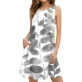 thumbnail image 2 of Patlollav 2025 Sleeveless Dress for Women Casual Loose Round-Neck Summer Printed Vest Dresses, 2 of 6