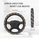 thumbnail image 3 of Fotbe colorful plaid Dinosaur Funda para Volante Universal de 15 pulgadas, Accesorios para Auto para Hombre y Mujer, Protector de Volante Cómodo para SUV y Sedán, 3 of 6