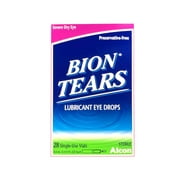 Bion Tears Lubricant Eye Drops Single Use Vials - 28 ct, Pack of 3