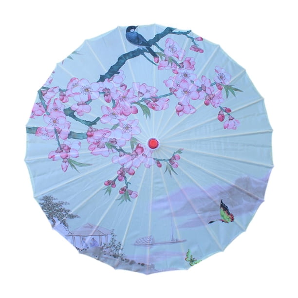 De Papel Engrasado Chino De 32 Pulgadas, Decoración Estilo Chinoiserie, Accesorios Para Fotografías, De Seda Estilo A