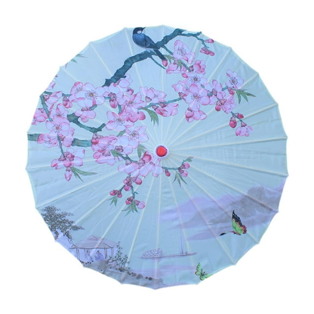 De Papel Engrasado Chino De 32 Pulgadas, Decoración Estilo Chinoiserie, Accesorios Para Fotografías, De Seda Estilo A