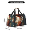 thumbnail image 3 of Fotbe Chef Chicken With Beer Bottles Bolsa de Viaje con Estampado, Bolsa de Fin de Semana para Mujer con Compartimento para Zapatos, Bolsa de Gimnasio con Bolsillo Húmedo, 3 of 7