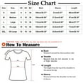 thumbnail image 3 of Hinvhai Women Summer Zipper V-Neck Short Sleeve Print Strapless T-Shirt Tops Blouses Black 10(XL), 3 of 5