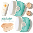 thumbnail image 3 of RAGUPEL 2026 New Sunscreen Applicator, Sunscreen Applicator for Kids, 2-Pack Sunscreen Brush Set with Protective Cap for Beach, Pool, Outdoor Sports, Travel, 3 of 5