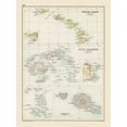 thumbnail image 2 of Bartholomew 14x18 White Modern Wood Framed Museum Art Print Titled - Hawaii Fiji Tahiti - Bartholomew 1892, 2 of 4