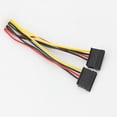 thumbnail image 3 of NARABB New 4Pin IDE Molex to 2 Serial Y Splitter Hard Drive Power Supply Cable, 3 of 4