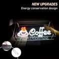 thumbnail image 3 of UPONRAY Coffee Desktop Neon Signs, 11.8"*5.9" Dimmable & USB-Powered LED Neon Light, Stylish Desktop decoration for Cafe, Restaurant, Shop, Hotel Lobby, Kitchen, 3 of 13