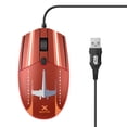 thumbnail image 1 of Mouse USB 800 / 1200 / 1600 DPI con luz LED Star Wars™ modelo Xwing multicolor, 1 of 4