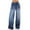 Blue-#001, variant on Women Baggy Jeans Straight Leg Mid Waist Vintage Y2k Denim Pants Casual Trendy Boyfriend Stretchy Jeans,Dark Gray XL
