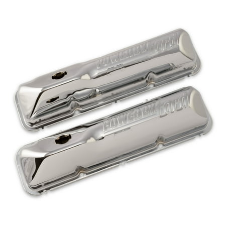 Scott Drake C6OZ-6A582-C 390/428 Chrome "Powered By Ford" Valve Covers