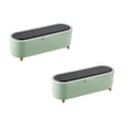 thumbnail image 1 of Oleegame 2PC Spice Dispenser Mini Kitchen Seasoning Box Divided Storage Rack Seasoning Box Containers | Removable With Spoons Kitchen Seasonings Organizer For Sugar Pepper Green, 1 of 9