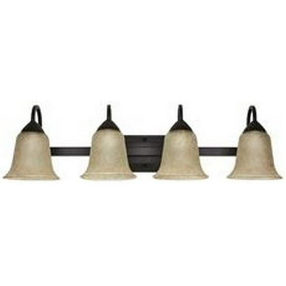 Feit Electric 3565149 4-Light LED Vanity Fixture, Oil Rubbed Bronze, 29-0.62 in., Uses 26-watt Integrated LED Modules
