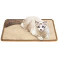 thumbnail image 1 of Alfombrilla Rascadora para Gatos, 40 x 30 cm, Sisal Natural, Alfombrilla Rascadora Horizontal, Alfombrilla para Suelo para Gatos, Protege Alfombras y Sofás - Beige, 1 of 5