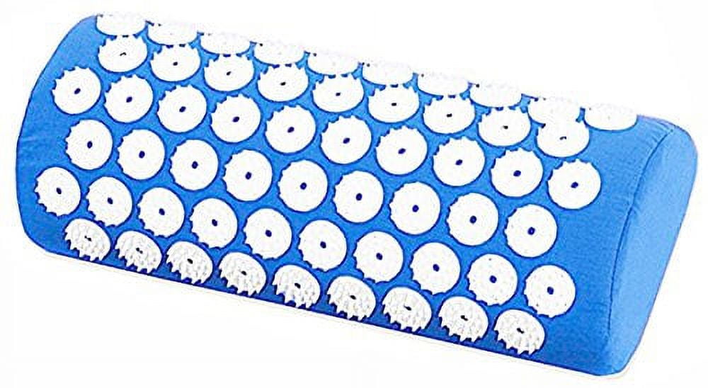 BalanceFrom Acupressure Yoga Mat and Pillow Set for Back and Neck Pain Relief and Muscle Relaxation Massage